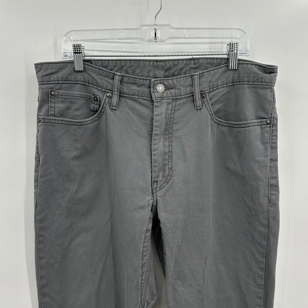 LEVI'S Men's 511 Gray Slim Fit Stretch Casual Jeans Size 36 x 34